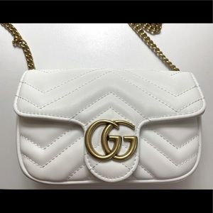 Marmont heart bag White super mini heart